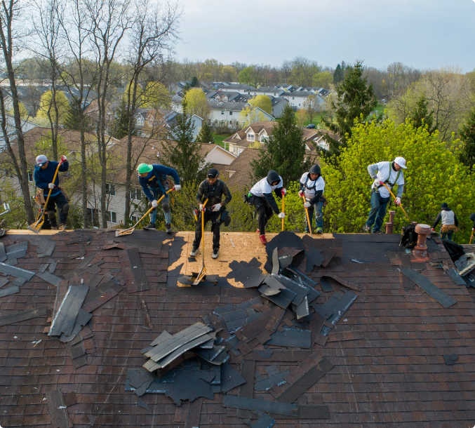 Summit Rochecter Roof Striping Project 